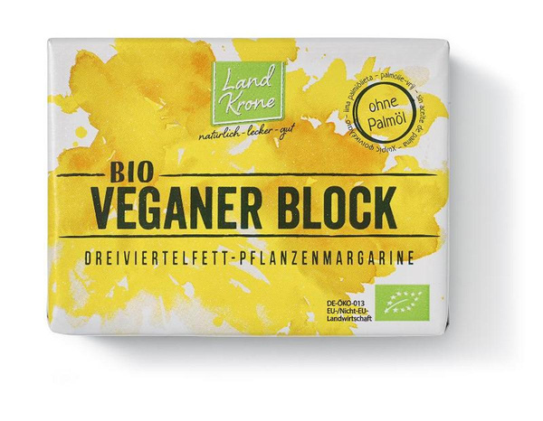 Produktfoto zu Veganer Block - ohne Palmfett, 250g