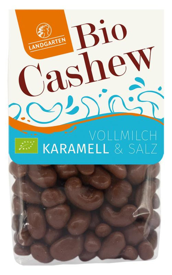 Produktfoto zu Cashews in Vollmilch Karamel & Salz, 170g