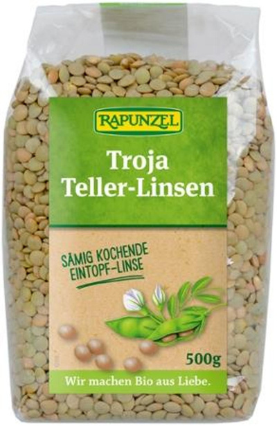 Produktfoto zu Troja Tellerlinsen, braun 500g