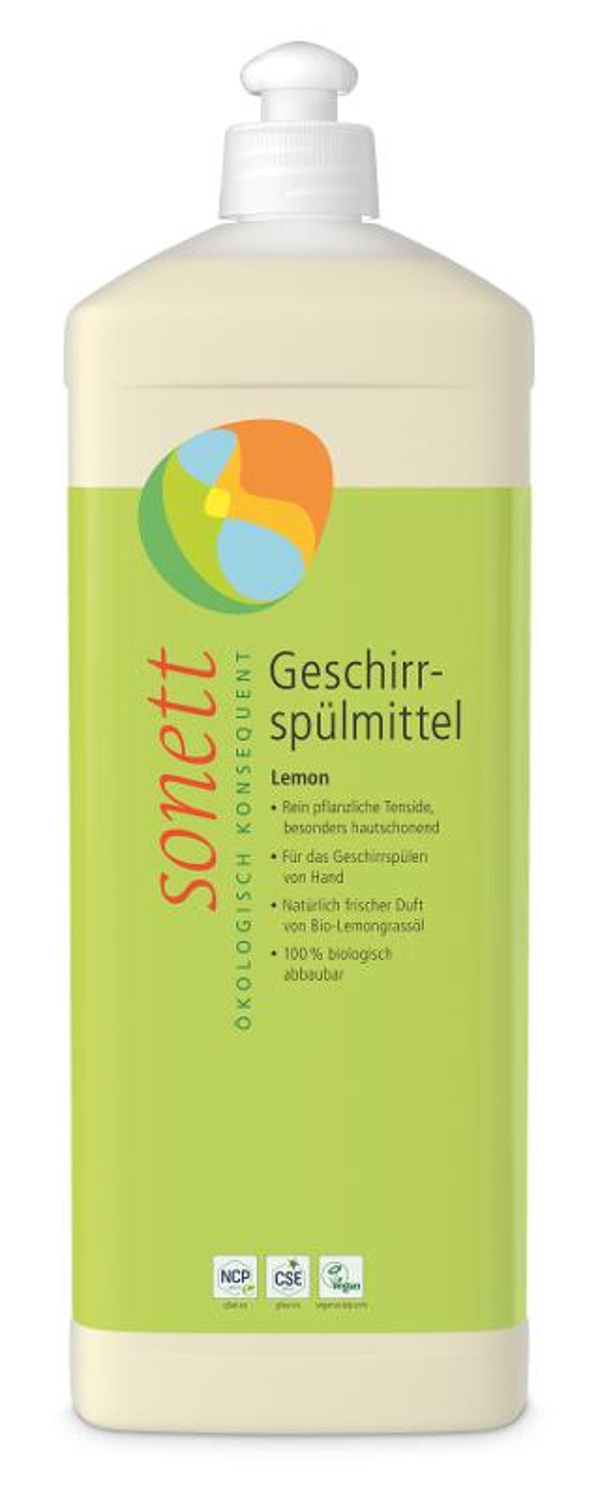 Produktfoto zu Geschirrspülmittel Lemon, Nachfüllflasche, 1Ltr.