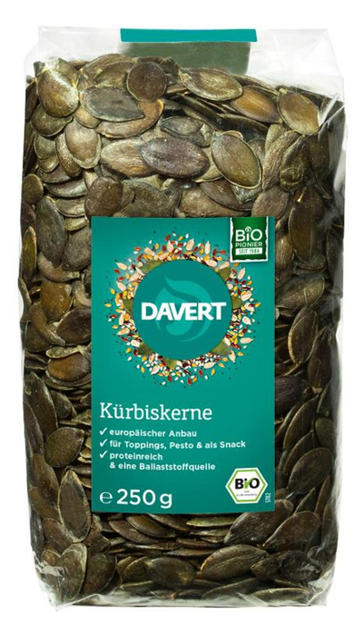 Produktfoto zu Kürbiskerne, dunkelgrün, 200g
