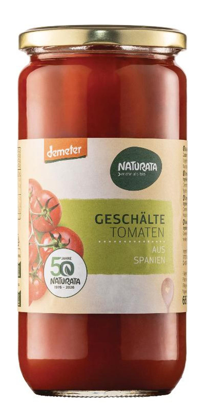 Produktfoto zu Geschälte Tomaten, im Glas 660g