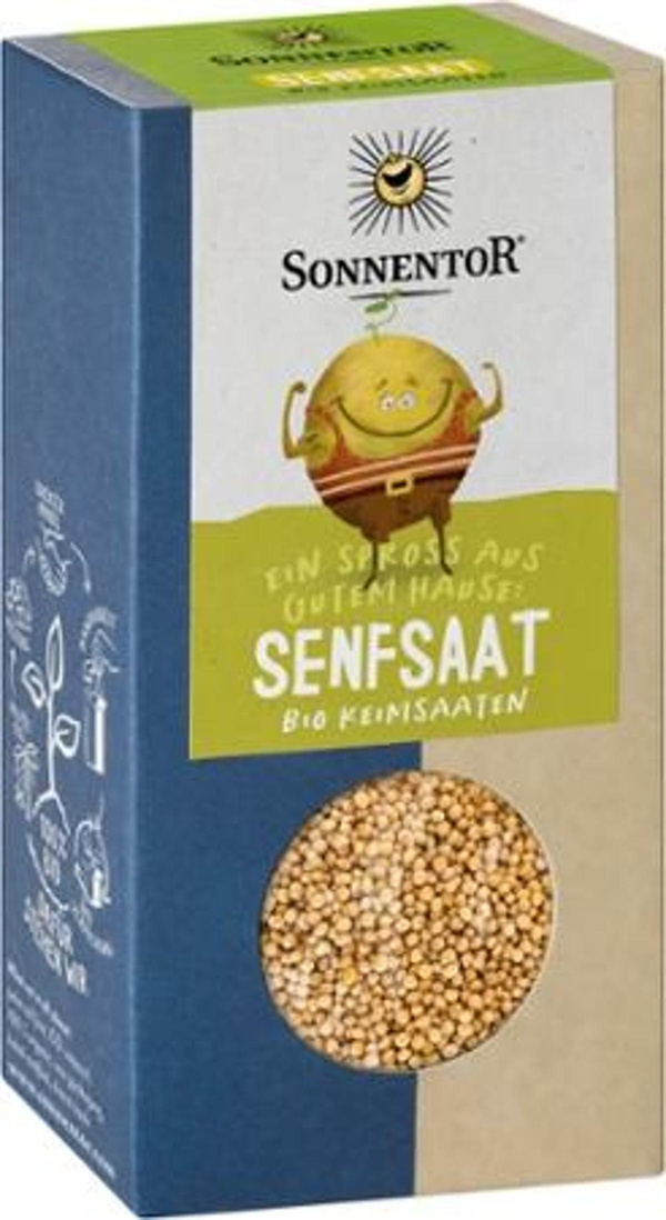 Produktfoto zu Gelbe Senfsaat, ganz, 120g (Keimsaat)
