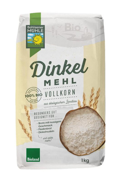 Produktfoto zu Dinkelvollkornmehl, 1kg