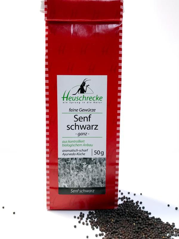 Produktfoto zu Schwarze Senfsaat, ganz, 50g