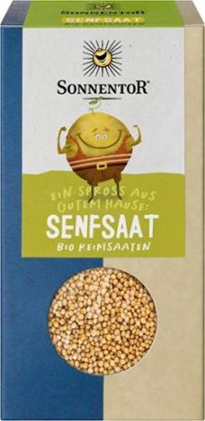 Produktfoto zu Gelbe Senfsaat, ganz, 120g (Keimsaat)